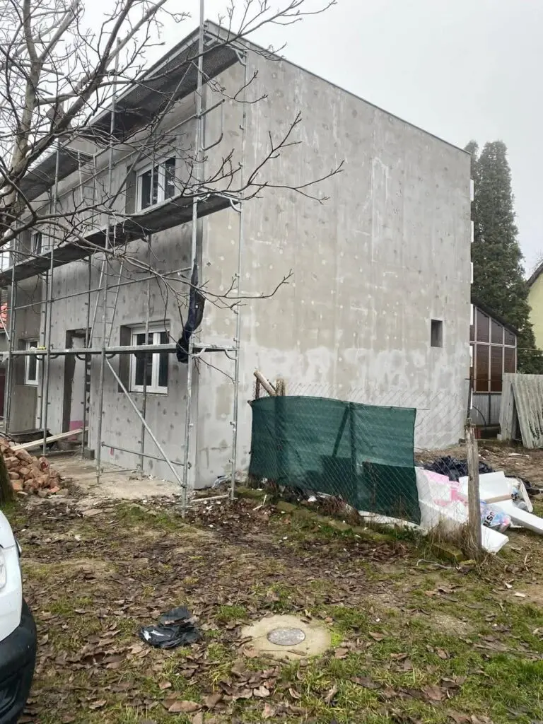 Homlokzati szigetelés 2